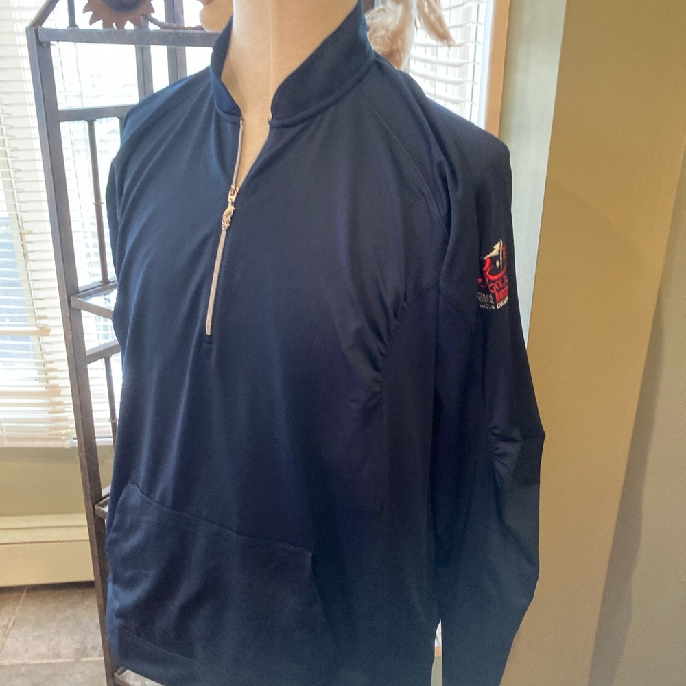 Oxford Golf stretch 1/4 zip pullover